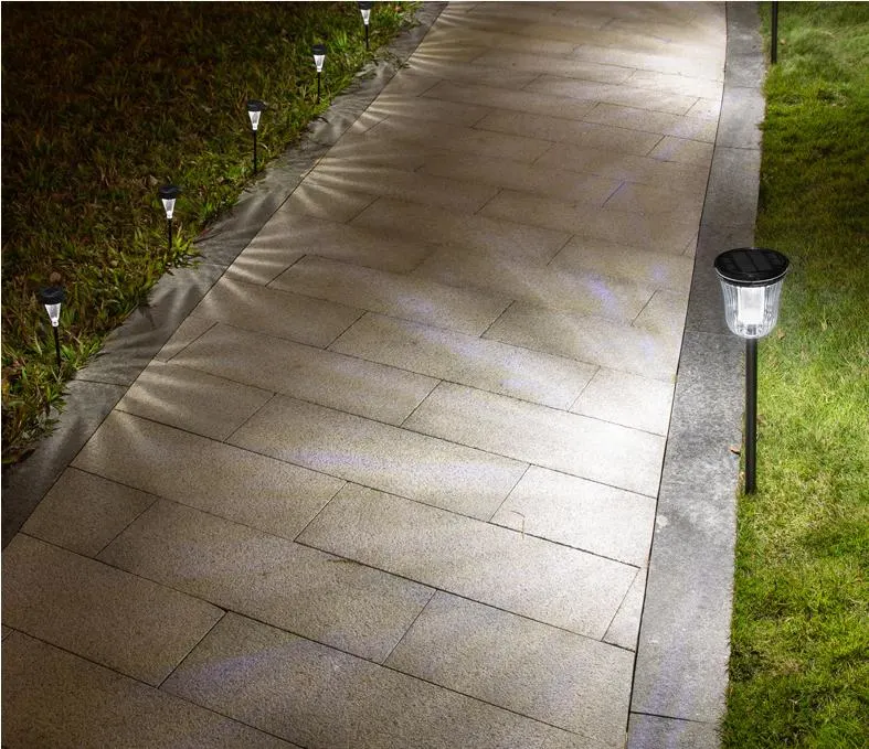 Solar Pathway Lights Outdoor, Solar Powered Garden Lights, Waterproof LED Path Lights for Patio, Lawn, Yard and Landscape- (Cold White) … …