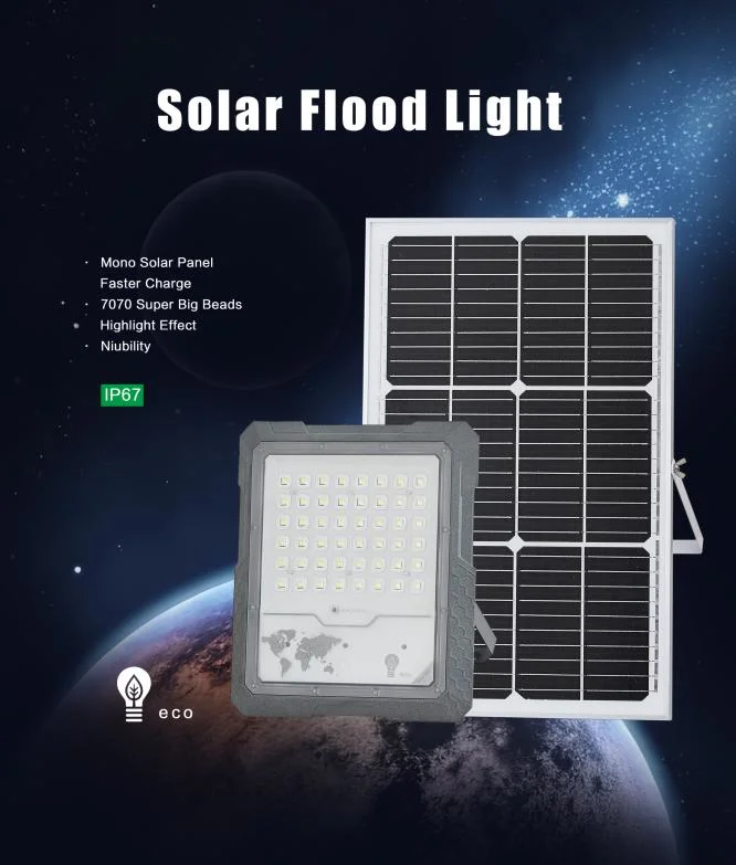 Solar Flood Lights Outdoor Waterproof, 100W 10000mAh LED Dusk to Dawn Outdoor Lighting Security Lights with Remote,Separate Solar Panel,Wall Lamp for Porch Yard