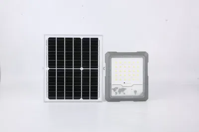 Solar-Flutlichter für den Außenbereich, wasserdicht, 100 W, 10.000 mAh, LED-Sicherheitsleuchten für die Dämmerung bis zum Morgengrauen, Außenbeleuchtung mit Fernbedienung, separates Solarpanel, Wandlampe für Veranda und Hof